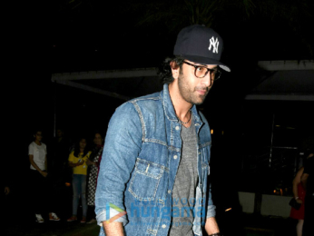Ranbir Kapoor and family snapped post dinner at Yuatcha Bandra