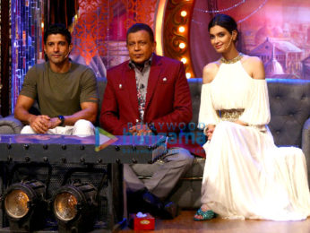 Farhan Akhtar and Diana Penty promote 'Lucknow Central' on Drama Company