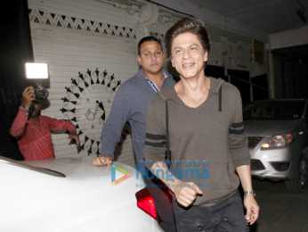 Shah Rukh Khan, Sonakshi Sinha, Aditya Roy Kapur and others at 'A Gentleman' screening hosted by Sidharth Malhotra