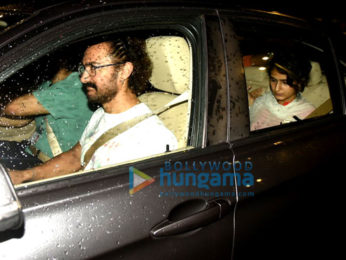 Aamir Khan, Fatima Sana Shaikh & Kiran Rao snapped post watching a play in Mumbai
