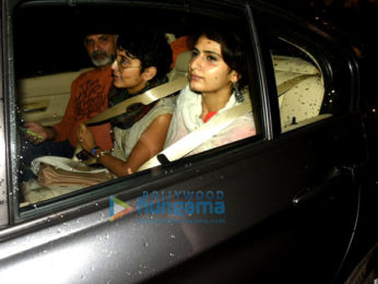 Aamir Khan, Fatima Sana Shaikh & Kiran Rao snapped post watching a play in Mumbai