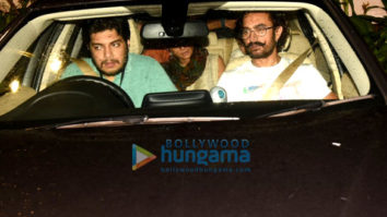 Aamir Khan, Fatima Sana Shaikh & Kiran Rao snapped post watching a play in Mumbai
