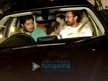 Aamir Khan, Fatima Sana Shaikh & Kiran Rao snapped post watching a play in Mumbai