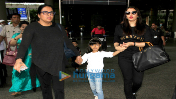 Aishwarya Rai Bachchan and Aaradhya Bachchan snapped at the airport
