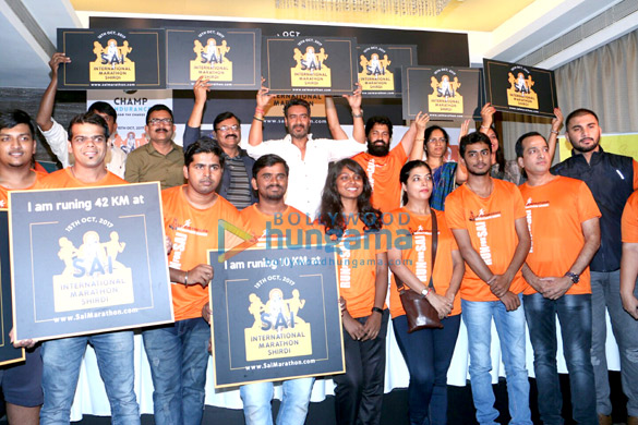 Ajay Devgn announces the first ever Sai International Marathon to be hosted in Shirdi on October 15, 2017 Ajay Devgn announces the first ever Sai International Marathon to be hosted in Shirdi on October 15, 2017