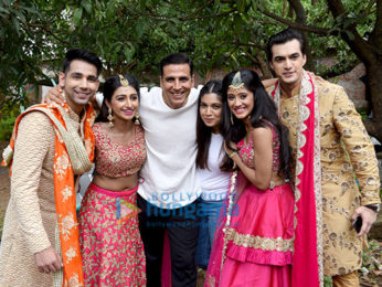 Akshay Kumar and Bhumi Pednekar promote their film 'Toilet – Ek Prem Katha' on Yeh Rishta Kya Kehlata Hai