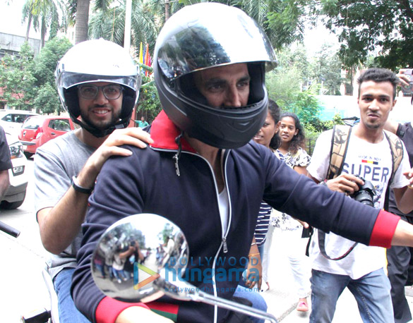 akshay and bhumi at martial arts schools graduation day 12