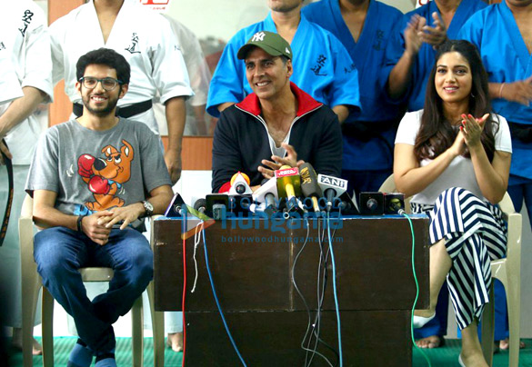 akshay and bhumi at martial arts schools graduation day 3