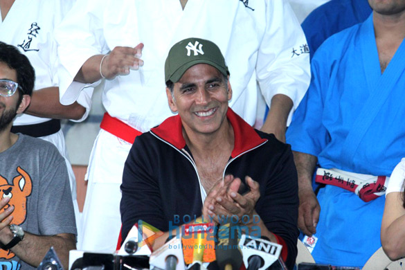 akshay and bhumi at martial arts schools graduation day 7