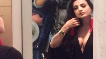 BEHIND THE SCENES – Ameesha Patel shares a picture of her getting ready for a photoshoot
