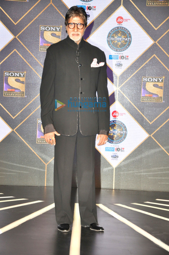 amitabh bachchan at the launch of kaun banega crorepati 9 2