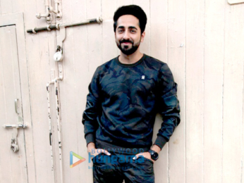 Ayushmann Khuranna and Kriti Sanon snapped promoting their film Bareilly Ki Barfi