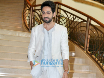 Ayushmann Khurrana and Bhumi Pednekar launch the first look of the film 'Shubh Mangal Saavdhan'