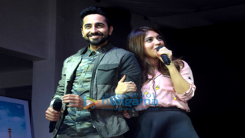 Ayushmann Khurrana and Bhumi Pednekar promote their film ‘Shubh Mangal Saavdhan’ at Poddar College