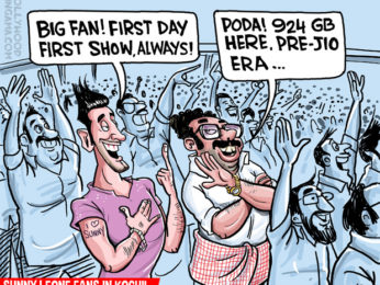 Bollywood Toons Sunny Leone’s dream visit in Kochi!