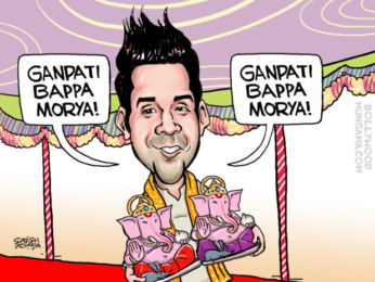 Bollywood Toons: Bollywood celebrates Ganpati Bappa Morya!