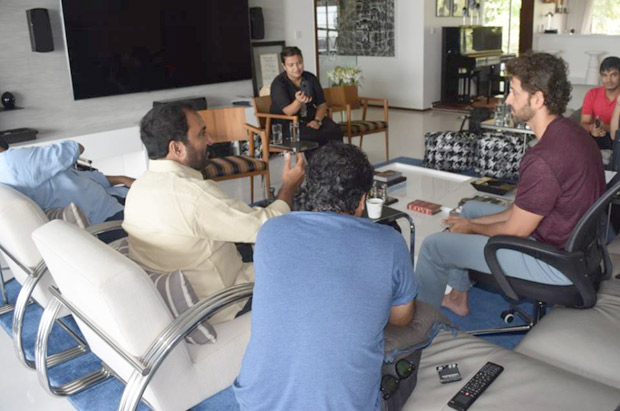 Check out Hrithik Roshan meets mathematician Anand Kumar to begin prep for his next