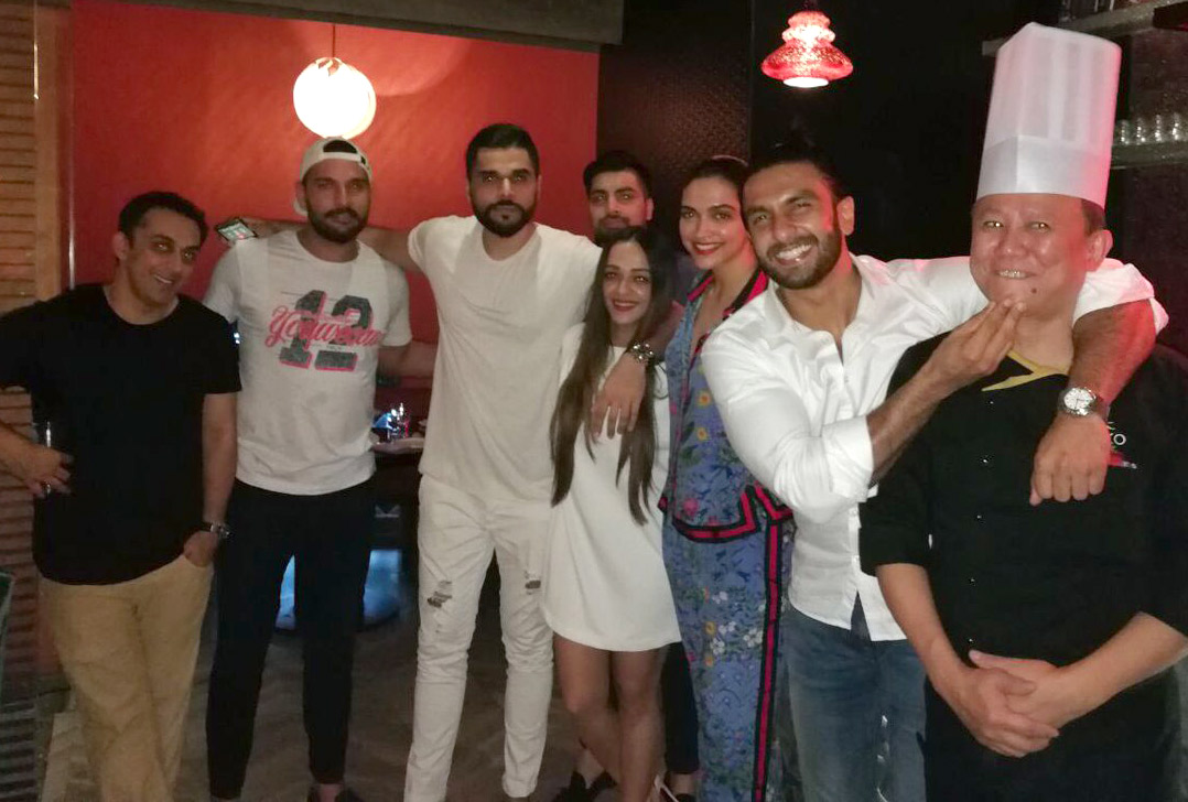 Check out Ranveer Singh and Deepika Padukone's date night turns into a group night with Yuvraj Singh and Rohan Gavaskar