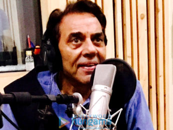Dharmendra snapped dubbing for his first International Short film ‘Dreamcatcher’
