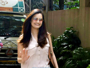Dia Mirza snapped in Bandra