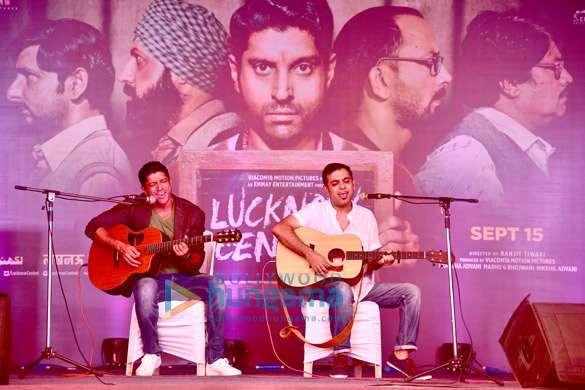 farhan akhtar and lucknow centrals band performed at yerwada jail for a special event 2