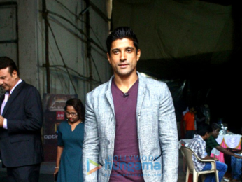 Farhan Akhtar and Diana Penty promote 'Lucknow Central' on 'The Drama Company'