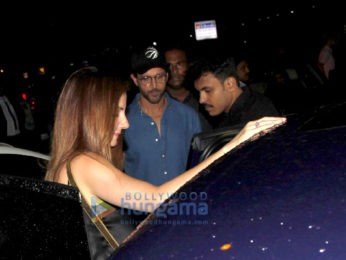 Hrithik Roshan, Sussanne Khan snapped with friends post dinner at Yauatcha, Bandra
