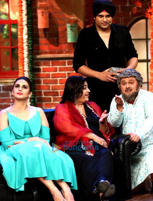 huma qureshi and mithun chakroborty promote the film partition 1947 on the drama company 6