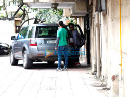 Huma Qureshi snapped post her yoga session
