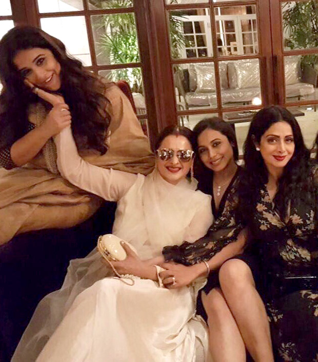 INSIDE PHOTOS Aishwarya Rai Bachchan, Vidya Balan, Rekha, Rani Mukerji, Shabana Azmi come to together for Sridevi's birthday celebrations! (3)