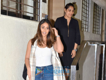 Ileana D'Cruz snapped post meeting at Matrix office