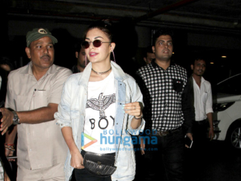 Jacqueline Fernandez spotted at the airport after returning from Tokyo