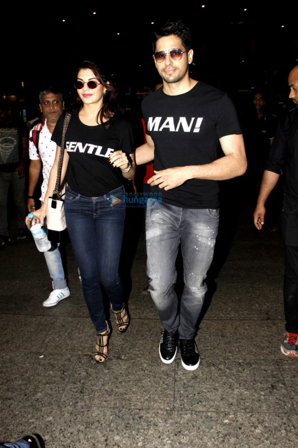 jacqueline sidharth and sonam snapped at airport 1
