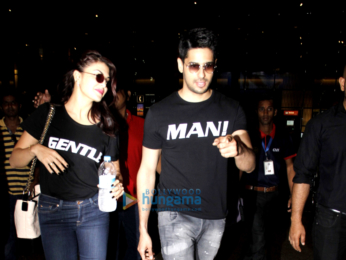Jacqueline Fernandez, Sidharth Malhotra and Sonam Kapoor snapped at the airport