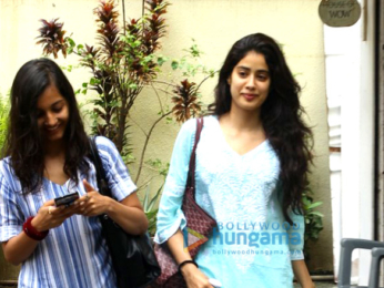 Jahnavi Kapoor snapped post dance rehearsals in Bandra