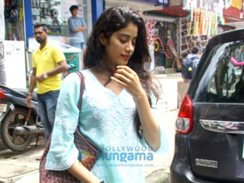 Jahnavi Kapoor snapped post dance rehearsals in Bandra