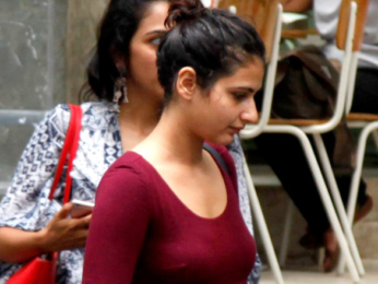 Jhanvi Kapoor and Fatima Sana Shaikh snapped at Kitchen Garden