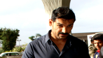 John Abraham & Priya Runchal snapped at the airport
