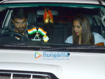 Karan Singh Grover and Bipasha Basu snapped in Bandra