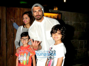 Karan Singh Grover snapped post dinner at Indigo