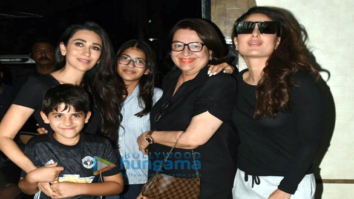 Kareena Kapoor Khan, Karisma Kapoor and their mother Babita snapped post an ad shoot