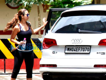 Kareena Kapoor Khan and Amrita Arora snapped outside their gym