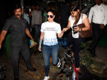 Kareena Kapoor Khan and Rhea Kapoor snapped post their salon session in Bandra