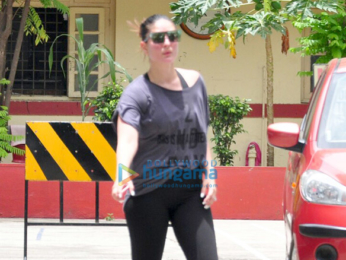 Kareena Kapoor Khan snapped outside her gym