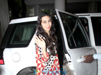 Kareena Kapoor Khan and Karisma Kapoor attend Ganesh Chaturthi celebrations at Manish Malhotra's house