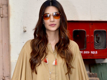 Kriti Sanon and Ayushmann Khurrana snapped promoting the film 'Bareilly Ki Barfi'