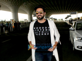 Kriti Sanon and Ayushmann Khurrana snapped at the airport