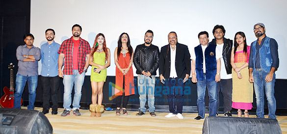 lesle lewis anup jalota shibani kashyap at launch of album junoon pyaar ka 2