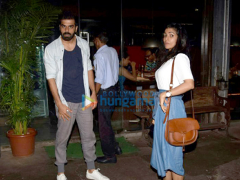 Nimrat Kaur snapped post dinner with friends in Juhu