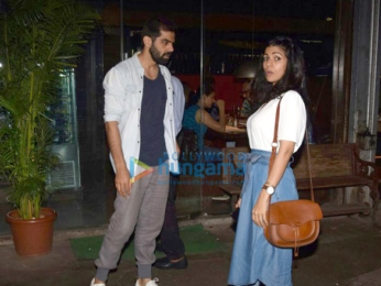 Nimrat Kaur snapped post dinner with friends in Juhu